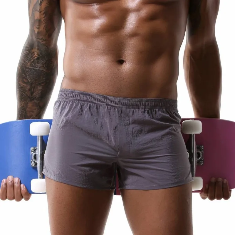 Men Fitness Bodybuilding Shorts Mens Summer Casual Cool Board Shorts Male Jogger Workout Beachwear Swimming Trunk 4
