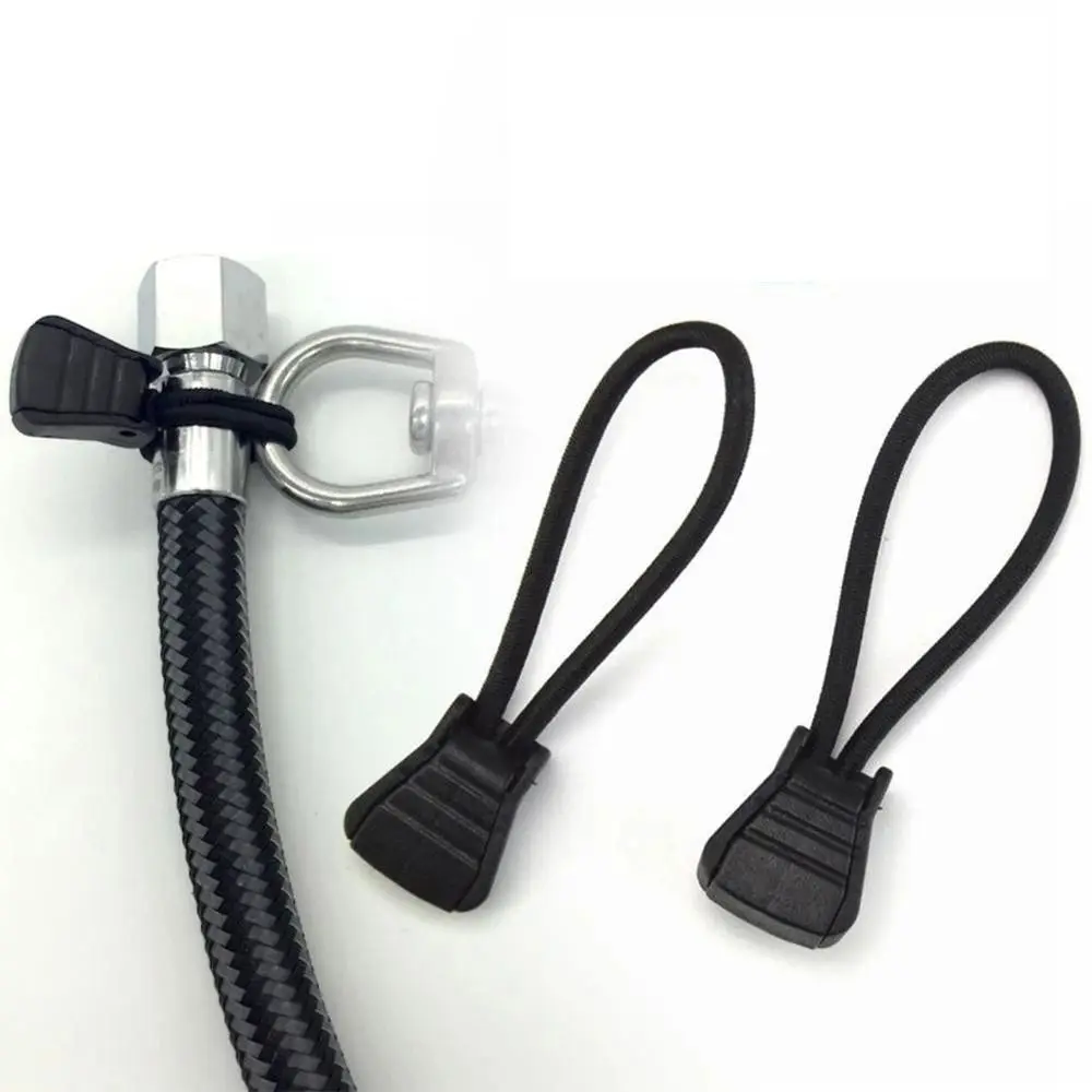 Elastic Rope Bungee S6N7 Diving Snorkel Attachment Rope Scuba Diving Hose Retainer Clip Holder