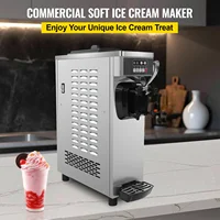 Machine à crème glacée VEVOR de comptoir à tête unique 8116F 220V, prise européenne, alarme de manque de crème, idéale pour la restauration 2