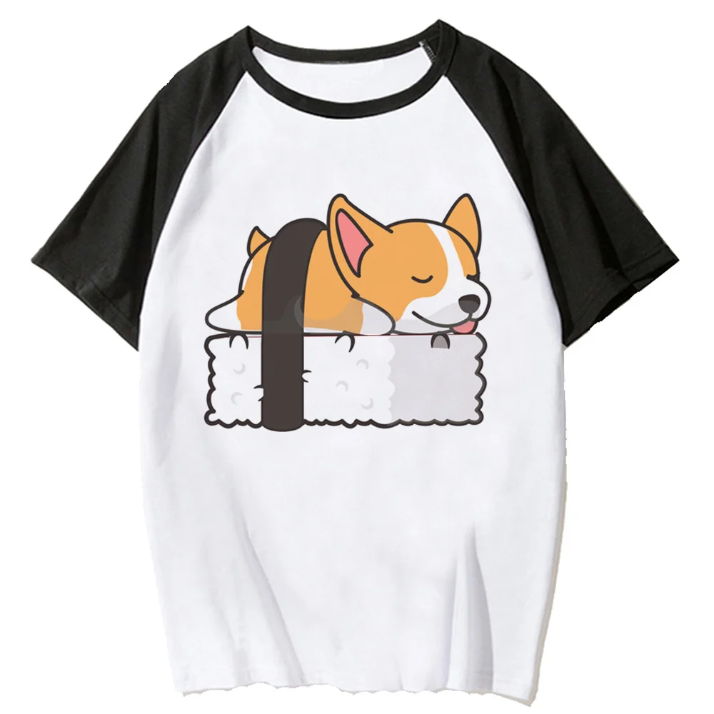

Corgi tshirt women manga comic t shirt female comic clothes