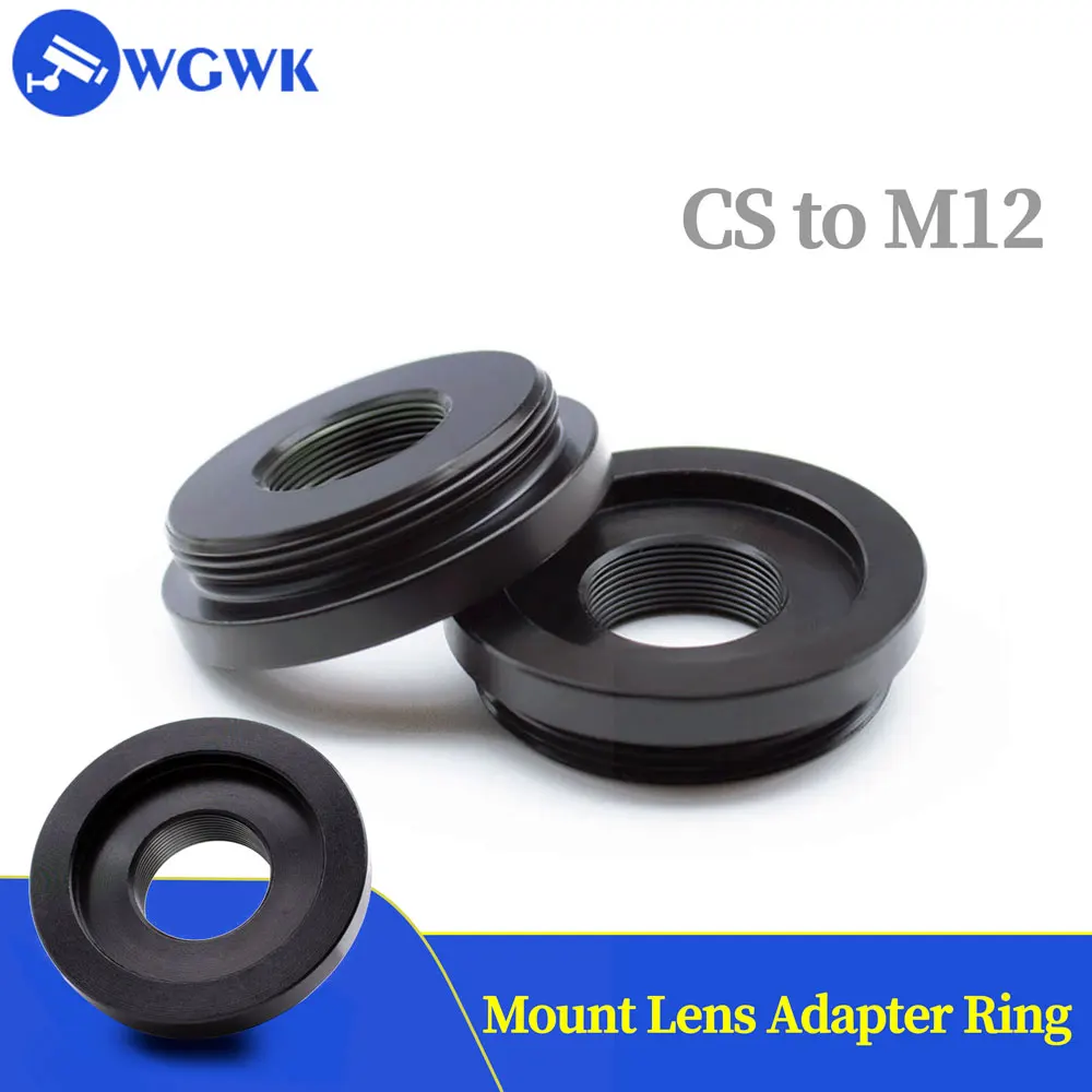WGWK Meta Alloy CS Mount to M12 Mount Lens Converter Adapter Ring