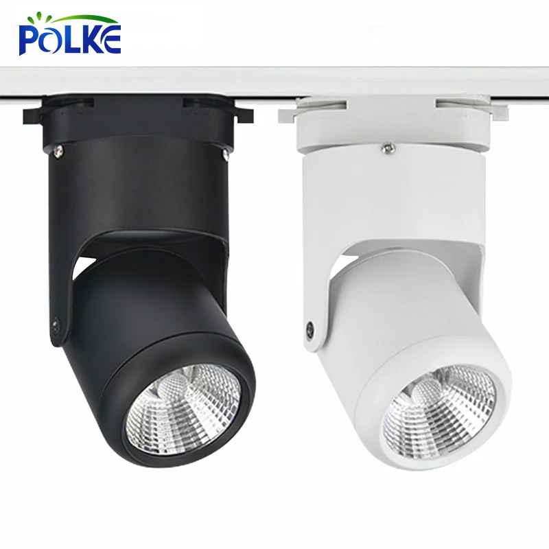 

Led Track Light Fixture Rail Home Spot Lighting 7W 12W 15W 20W COB Ceiling Track Lamp For Clothing Shop Home Living Room Lamp