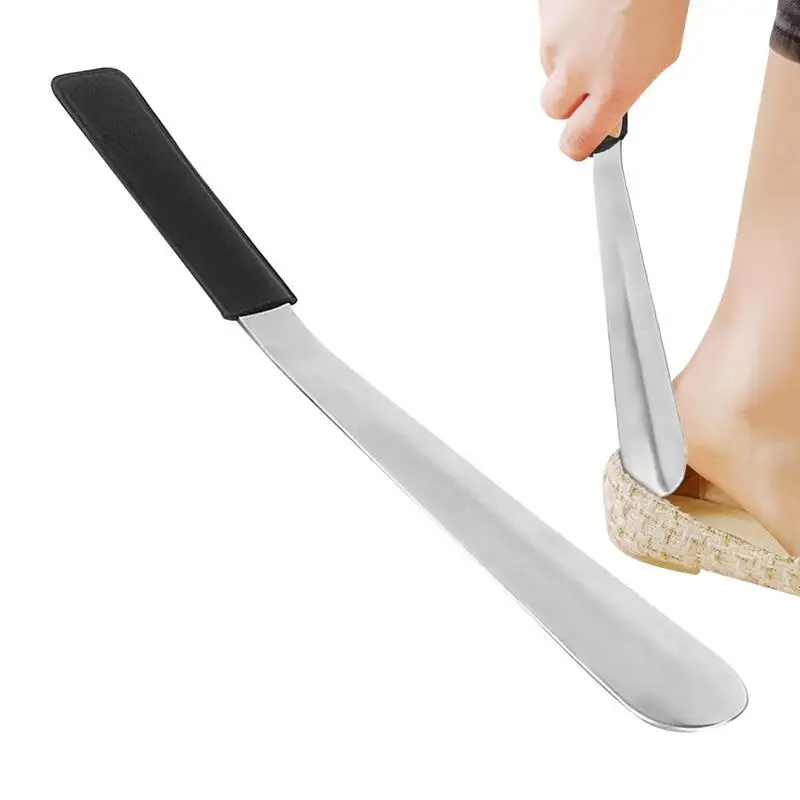 

Металлический обувной рожок с длинной ручкой, вспомогательный инструмент из нержавеющей стали для обуви, портативный слайдер для обуви, помощник для спортивной обуви, ботинок, обуви на высоком каблуке