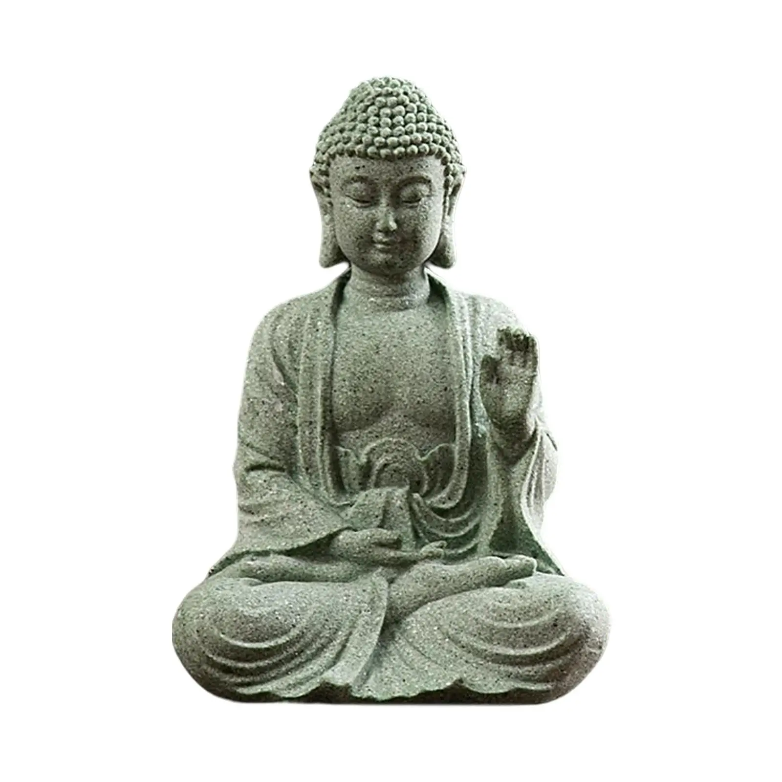 Mały budda posąg Ornament joga figurki rustykalny orientalny dekoracyjny do medytacji biurka biurka