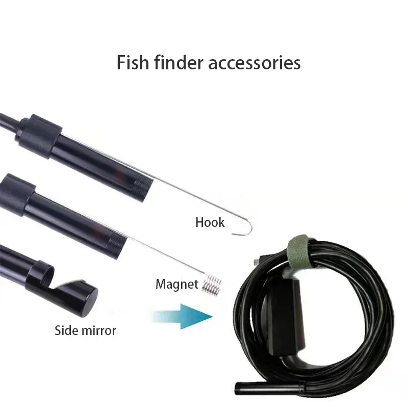 HD underwater camera 3 IN 1 Wire connection waterproof 8mm lens Camera Endoscope Fish finder fishing tool for smart phones endoscope camera fish finder