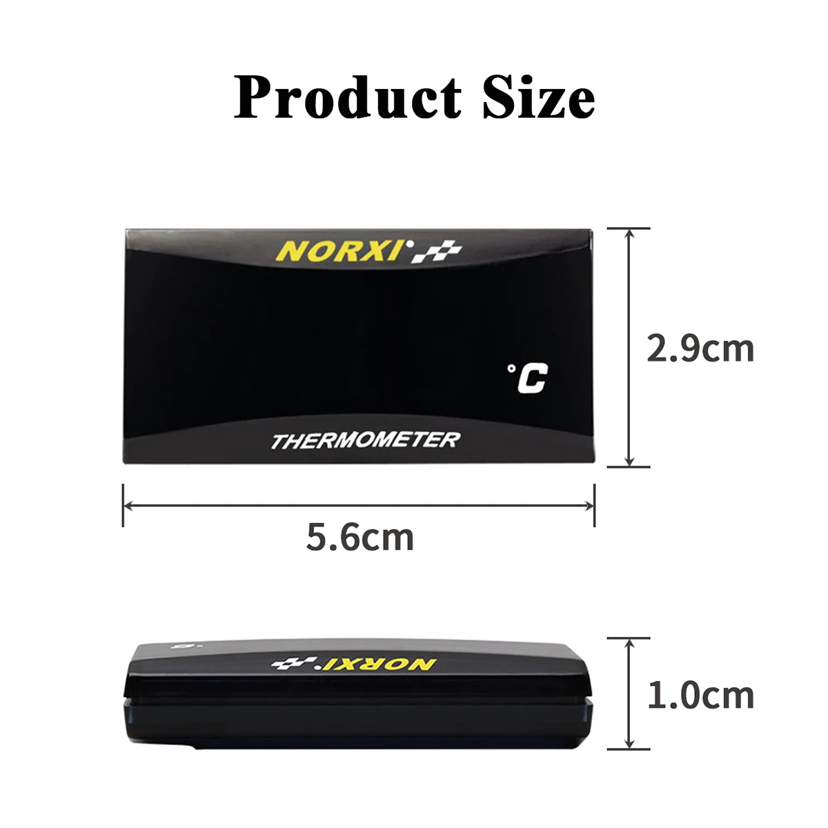 Фото Мотоцикл KOSO температура воды мини-метр для XMAX250 300 NMAX CB 400 CB500X датчик температуры термометр скутер гонки №5