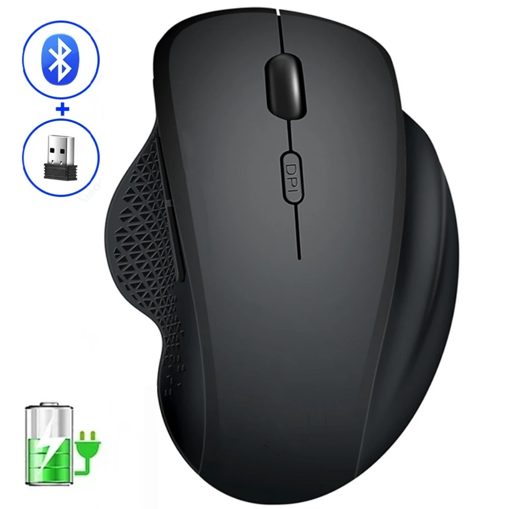 

Wireless Mouse Gamer Gaming Mouse Bluetooth Mouse Wireless Type C Rechargeable Mause Ergonomic USB Computer Mice for PC Laptop