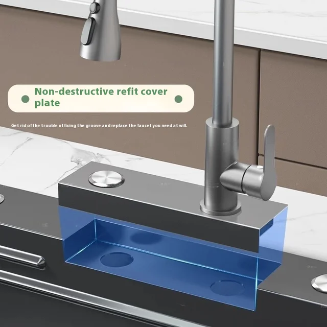 เปลี่ยนก๊อกน้ำอ่างล้างจานในครัวแบบก๊อกน้ำธรรมดาพร้อมการติดตั้งขนาดเดียวกันและการยืนยันการบริการลูกค้า 5