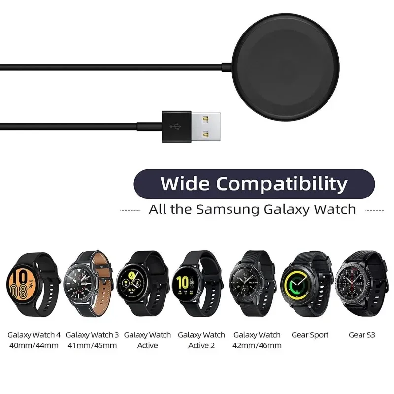 Watch Charger Magnetic Watch Wireless Charger Portable USB Cable Fast Charging Dock Station For Samsung Galaxy Watch 8 7 6 5pro 5 4 3 Active 2