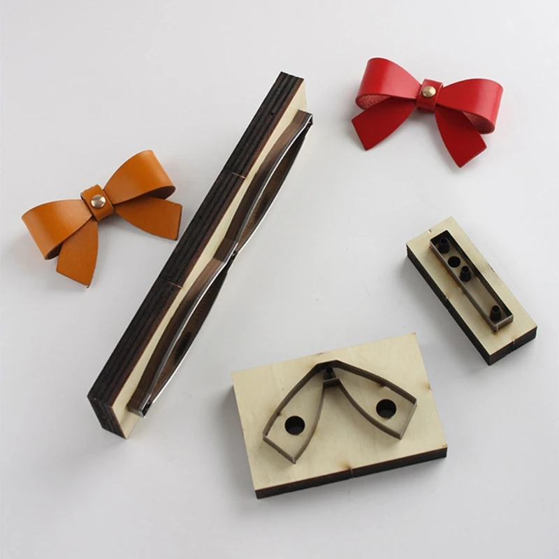 

Cutting Dies Bow Knot Templates DIY Leather Cutting Die Mold Leather Die