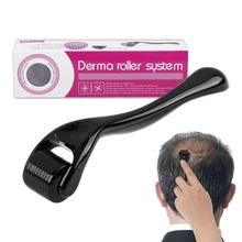 Micro needling 540 rolo derma rolo dermaroller 0.2/0.25/0.3mm titânio cabelo rebrota barba crescimento anti-tratamento de perda de cabelo