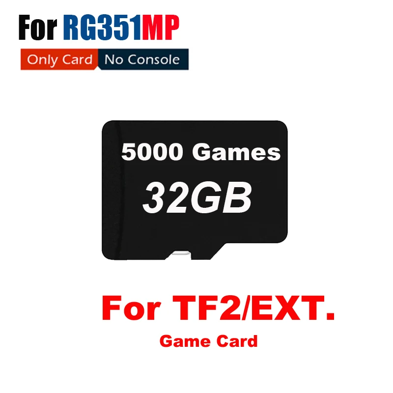 256G 40000 Games TF Card ANBERNIC RG351MP SD card Retro Game Console Memery card for RG351MP 40000 games PS1 N64 PSP Games 