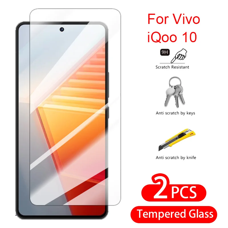 

For Vivo IQOO 10 5G Screen Protector 9D Tempered Glass Clear HD Flim Full Cover Front Flim For Vivo Vavo Viva Vi Vo IQOO 10 5G