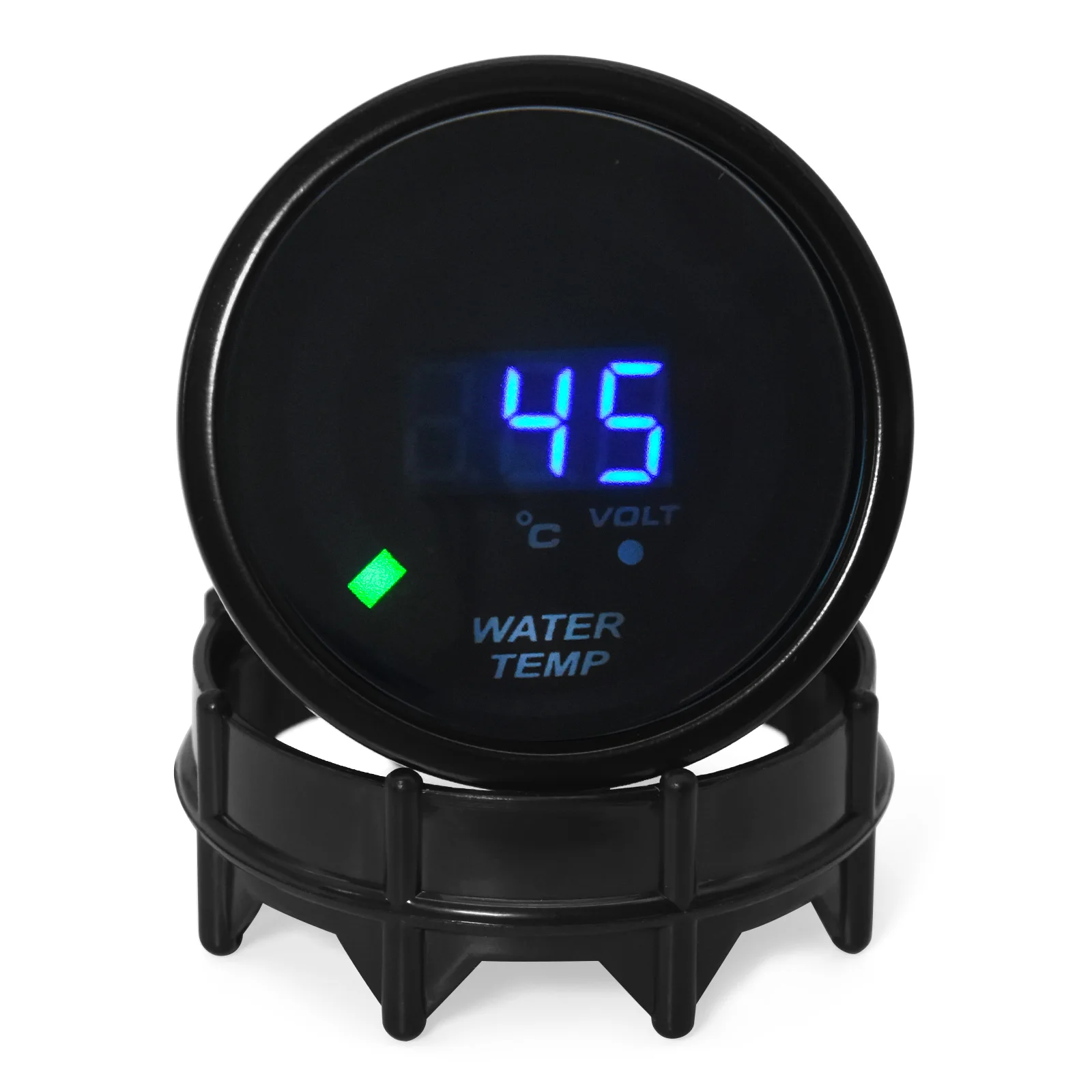20150 섭씨 52mm 20 LED 스모크 페이스 수온계, 냉각수 온도 센서 10mm 차량용 계기판이 있는 수온 측정기