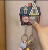 Couple Keychain Hanger Wall Key Holder Home Decor Cartoon Kawaii Key Pendant Backpack Key Ring Storage Rack For Lover Gifts 5