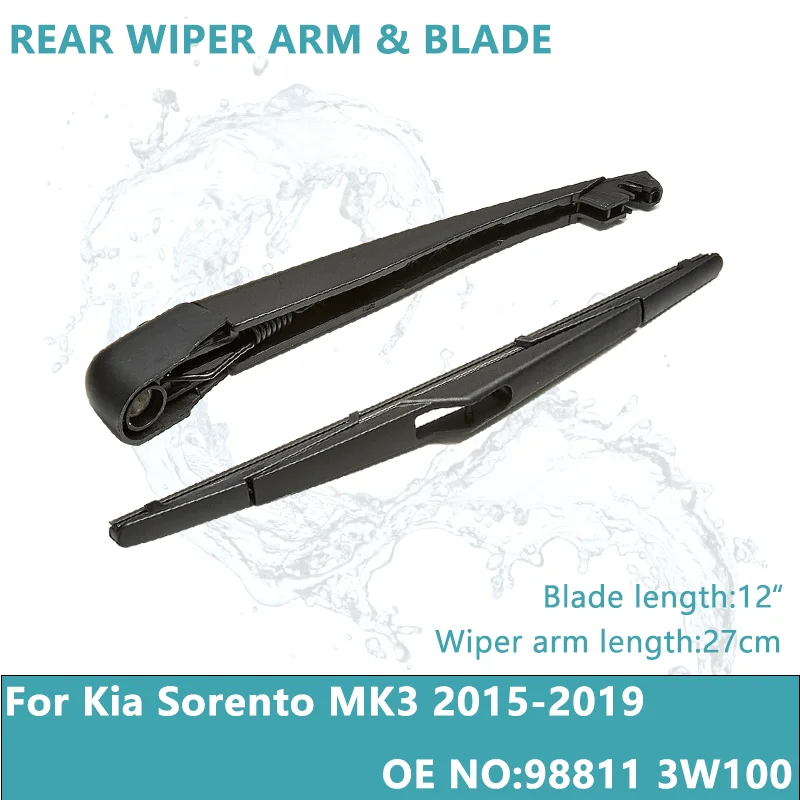 CarWindscreenRearWiperBladeWindshieldWiperArmBladesForHyundai