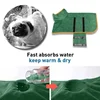 Dog Bathrobe Towel Pet Microfibre Material Fast Drying Super Absorbent Dog Bath for Small Medium Large Dogs and Cats 4
