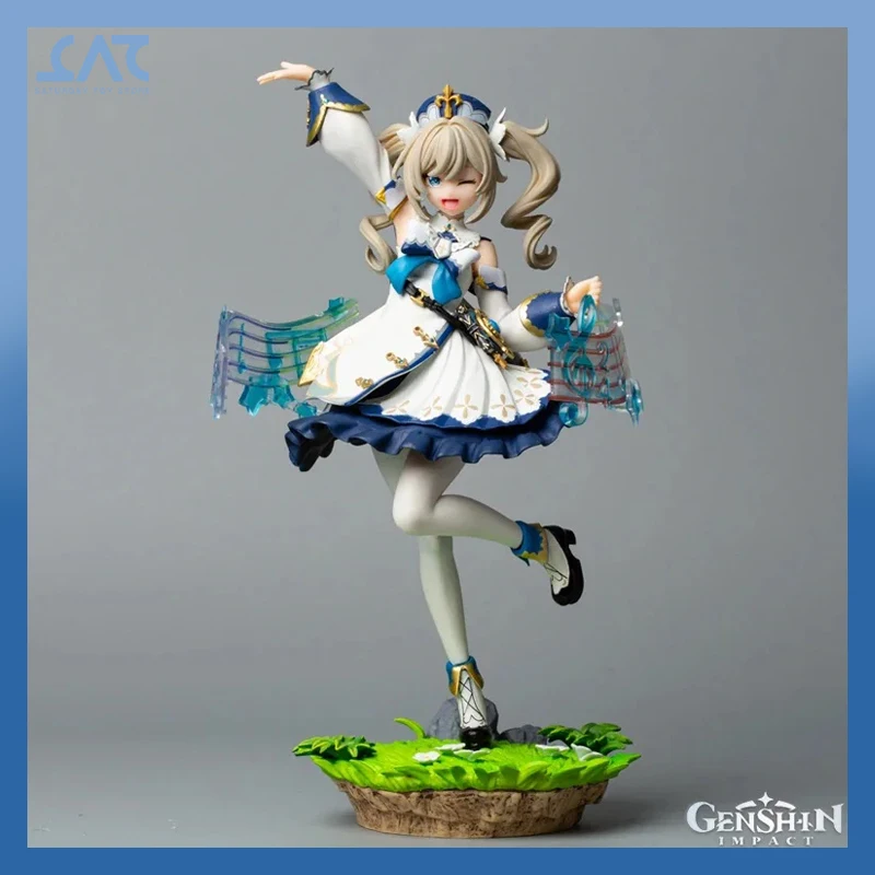 

25cm Barbara Gunnhildr Anime Figures Genshin Impact Figurine Pvc Statue Kawaii Model Doll Collectible Ornament Decoration Gifts