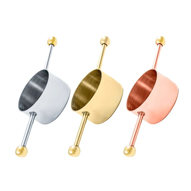 Shaker Da Cocktail Rame 550 Ml Con Jigger – Set In Acciaio Inox, Antigraffio, Con Doppio Misurino 25/50 Ml, Per Bar E Party