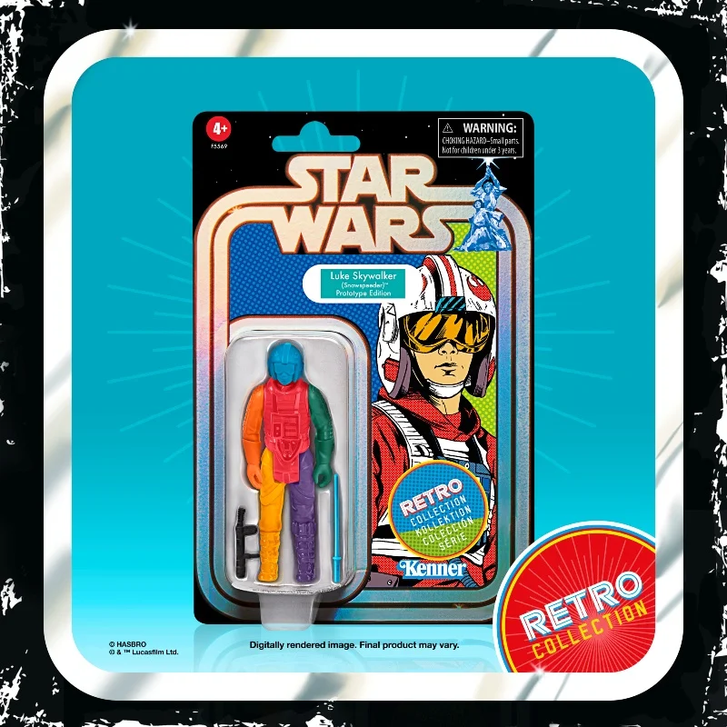 

Подвесная ретро-карта в наличии Hasbro, 3,75 дюйма, Звездные войны, 5 соединений, Люк, цвет, ограниченная передвижная человеческая ручная игрушка