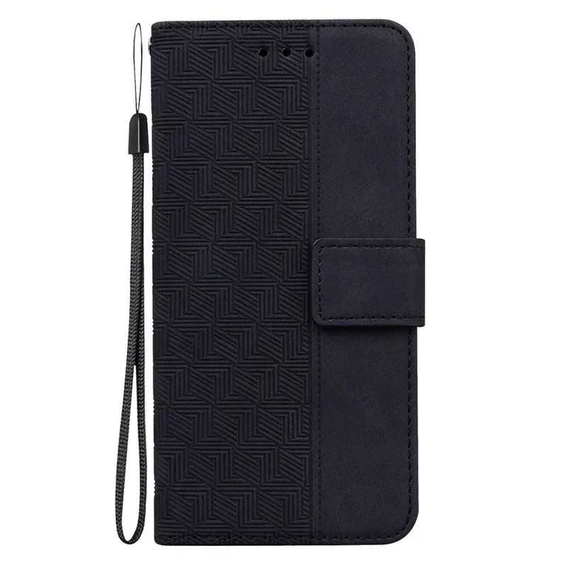 Solid Color Leather Flip Wallet Phone Case
