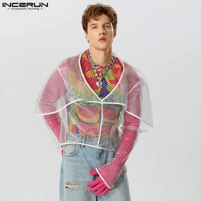 

Мужская блузка в американском стиле с отложным воротником и блестками, Повседневная модная Тонкая блузка с длинными рукавами, женские топы 2023