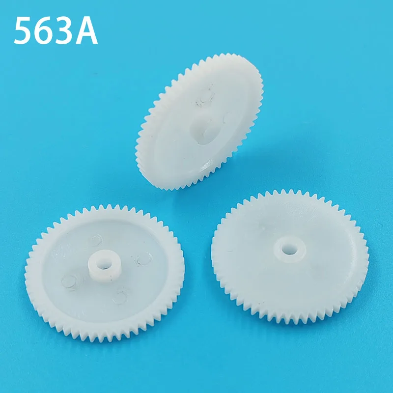 Plastic Gear Wheel 563A 0.5M 29MM GEAR Modular 0.5 56 Teeth 3mm Hole Toy Accessories 10pcs/lot motor gear transmission gear