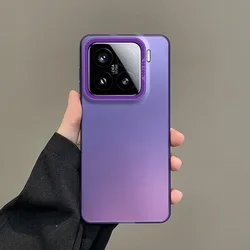 Ultra - Slim Anti - Skid Durable Square Phone Case with Large Openings - Xiaomi 15T Pro (Purple)