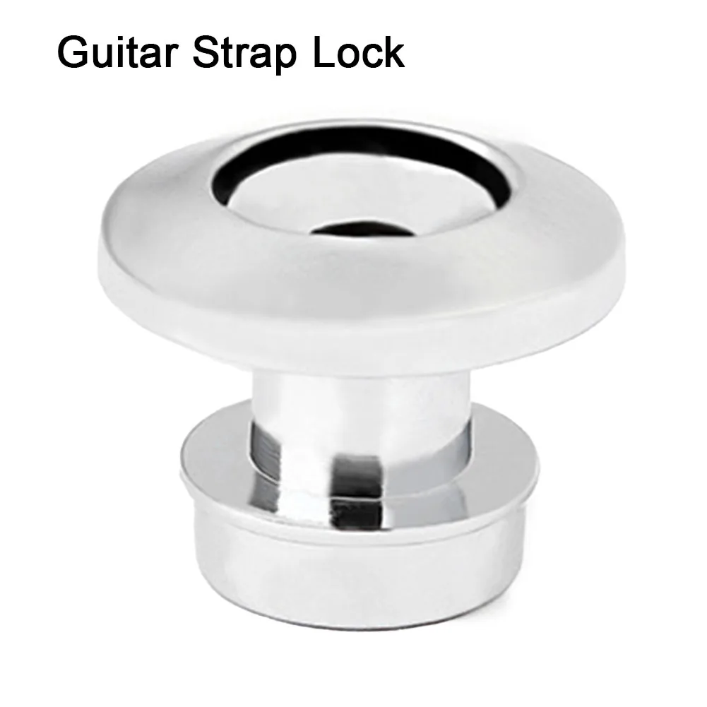 Stay Put Strap Locks - Premium Silicone Rubber Guitar Strap Blocks (4,  Black)