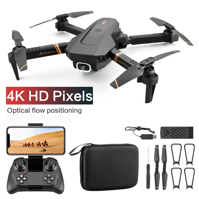 V4 Rc Drone 4k HD Wide Angle Camera 1080P WiFi fpv Drone Dual Camera Quadcopter Real-time transmission Helicopter Toys 6