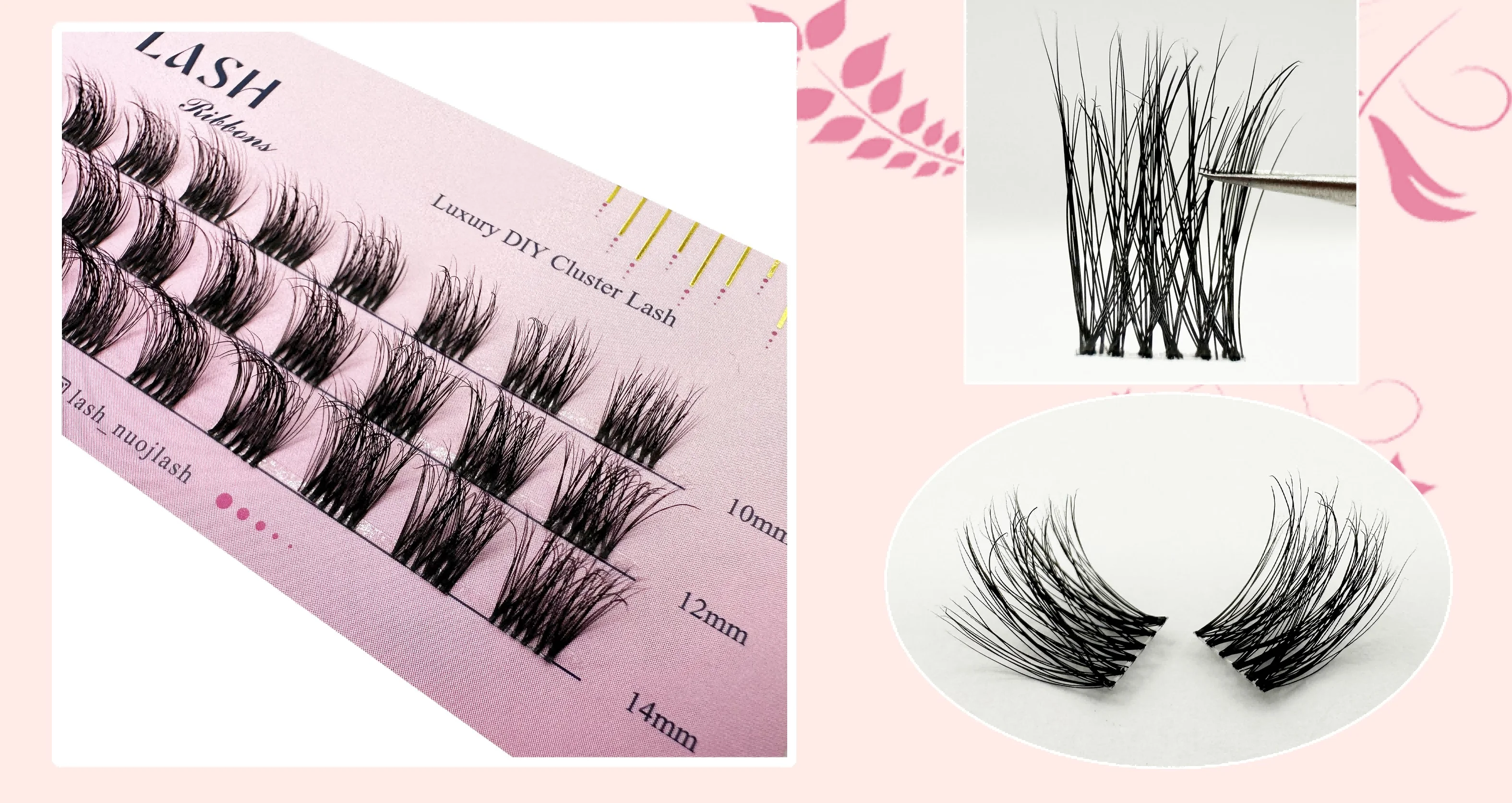 NUO 3D Fluffy Luxury DIY Clusters Eyelash Extensions Pre-Mapped Segemented Wispy Individual Lashes Quick Lash Private eyelash extensions,fake eyelashes,eyelash extension,eyelash extension lashes,false eyelashes