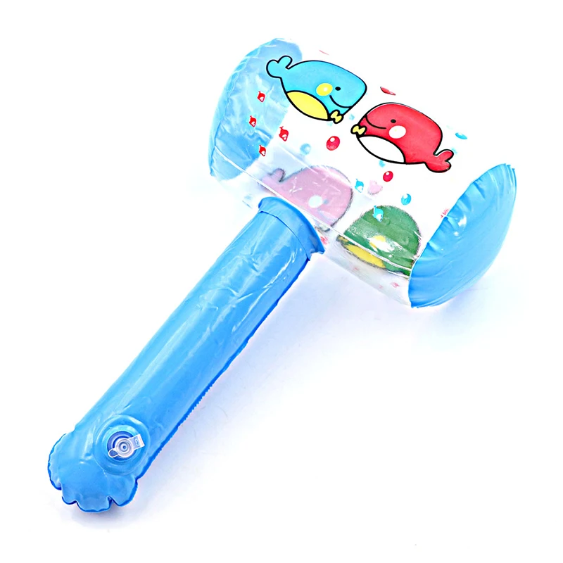 Inflatable Hammer Toys 1Pc Cute Cartoon Air With Bell Random Color Kids Children Noise Maker