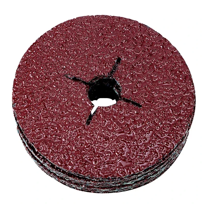 50Pcs Sanding Discs 115mm Fibre Sanding Grinding Discs Wheels 24-120 Grit  Sander Sandpaper for Angle Grinder Surface Rust