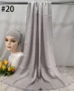 Mini Hijab Modal avec sous-bonnet – Ensemble Basique Extensible, Foulard Fin et Respirant, Protection Solaire, Voile 165*50cm