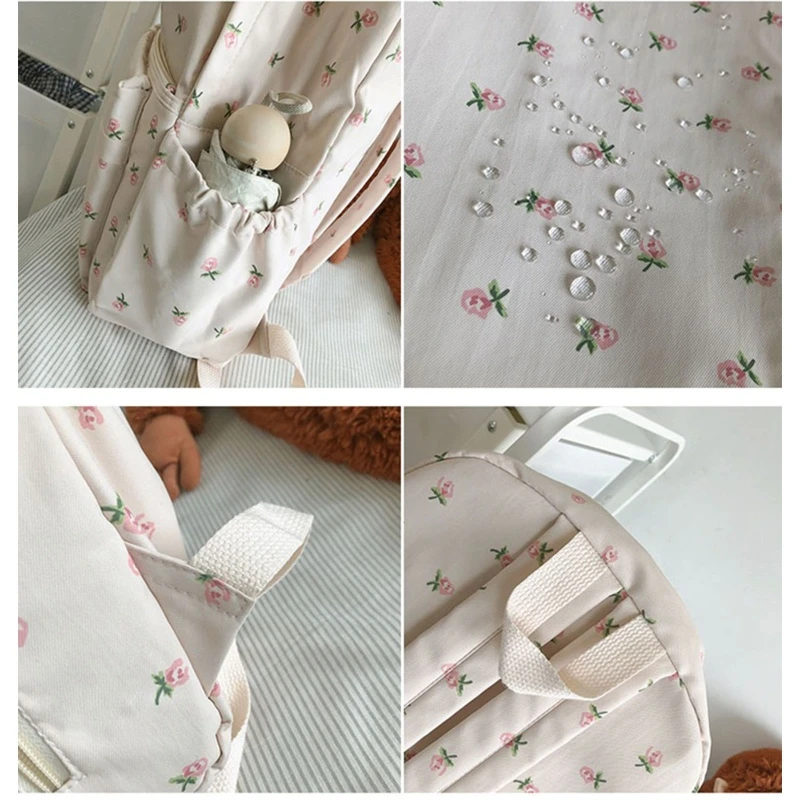 Girls Backpacks Womens Backpack Purse Teens Flower Print Travel Anti-Theft Daypack Casual School Bookbag