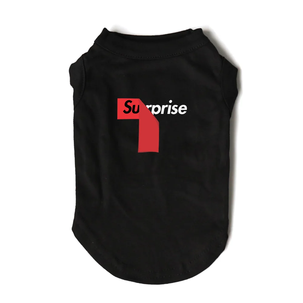 188172-adc103.jpg T-shirt personnalisé pour chiens imprimé Surprise - 2025 - Doglovedesign : Vêtement et accessoires pour chiens