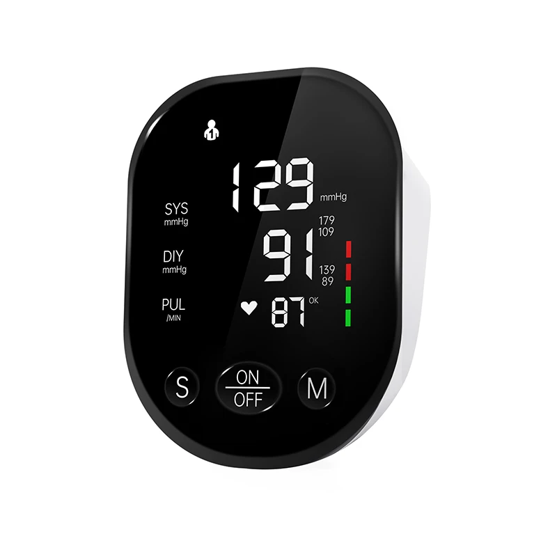 English Voice Arm  Rechargeable Long Time Use Medical Blood Pressure Monitor Digitial LCD Large Screen Sphygmomanometer 3
