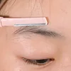 Safe Anti-scratch Eyebrow Trimmer Knife Face Hair Eyebrow Shaving Blade Portable Eye Brow Razor Beginner Beauty Makeup Tool Set 2