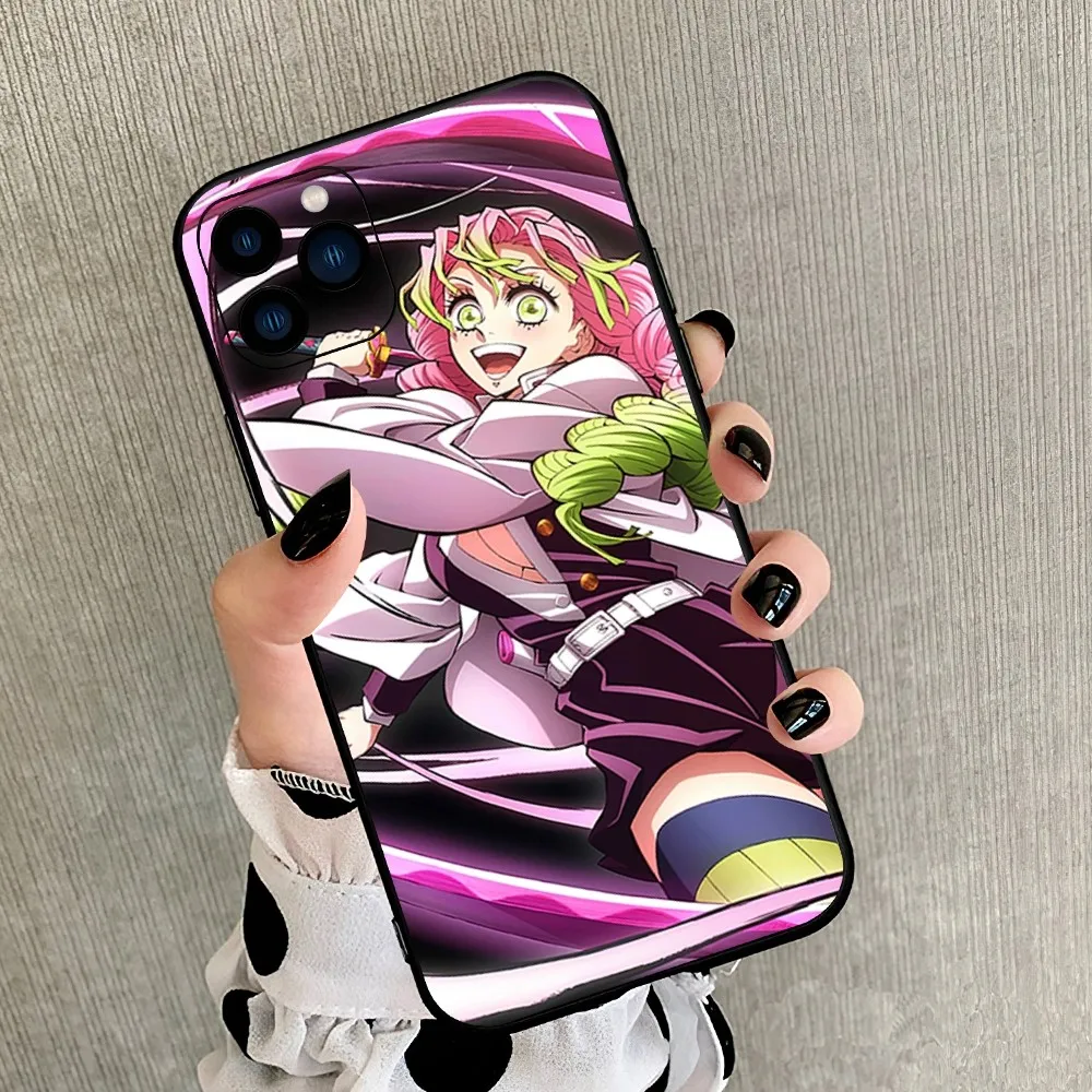 thumbnail image 1 of Bilinbili-funda de teléfono de Anime Demon Slayer Sanemi, carcasa para iPhone 8, 11, 12, 13, 14, 15, Mini, X, XR, XS PRO MAX Plus, 1 of 5