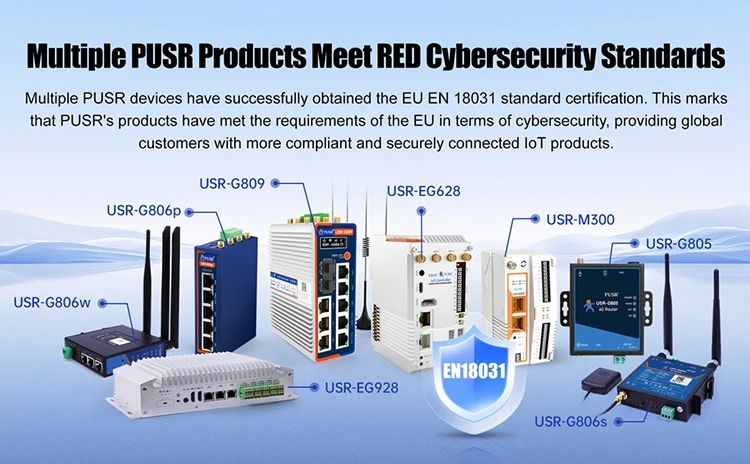 PUSR Gigabit 4G Cellular Router Dual-Band WiFi6 AX3000 2SFP+8RJ45 secondary development Industrial Modem Wireless Router G809s-G