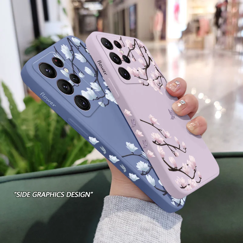 Phone Case Phone Protector Cover Tree Branch Samsung Galaxy S25 S24 S23 S22 S21 S20 Ultra Plus FE S10 Note 20 ultra 10 Plus