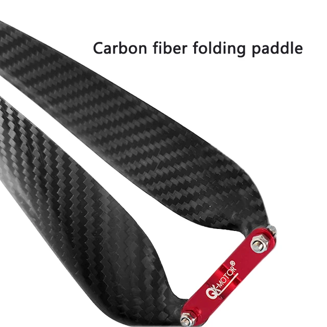 Carbon Fiber Folding Propeller QX-MOTOR 9.5x5,10x6,11x6,11x8,12x6,13x8, 2pcs Leaf RC Model for RC Airplane Props Fixed Wing Mode 6