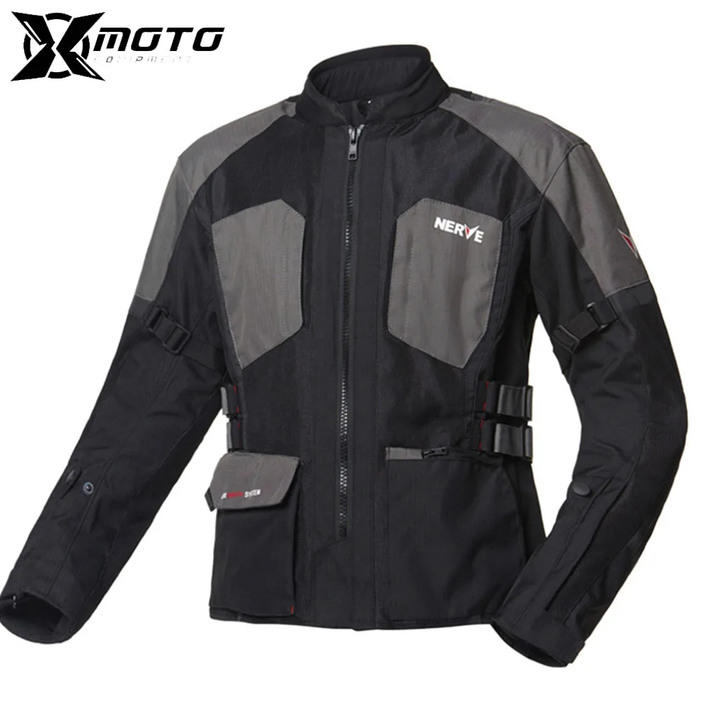 

Motorcycle Jacket Men Casual Locomotive Suit Fall Prevention Cycling Clothes Motion BreathableMotorcycle Mesh Jacket