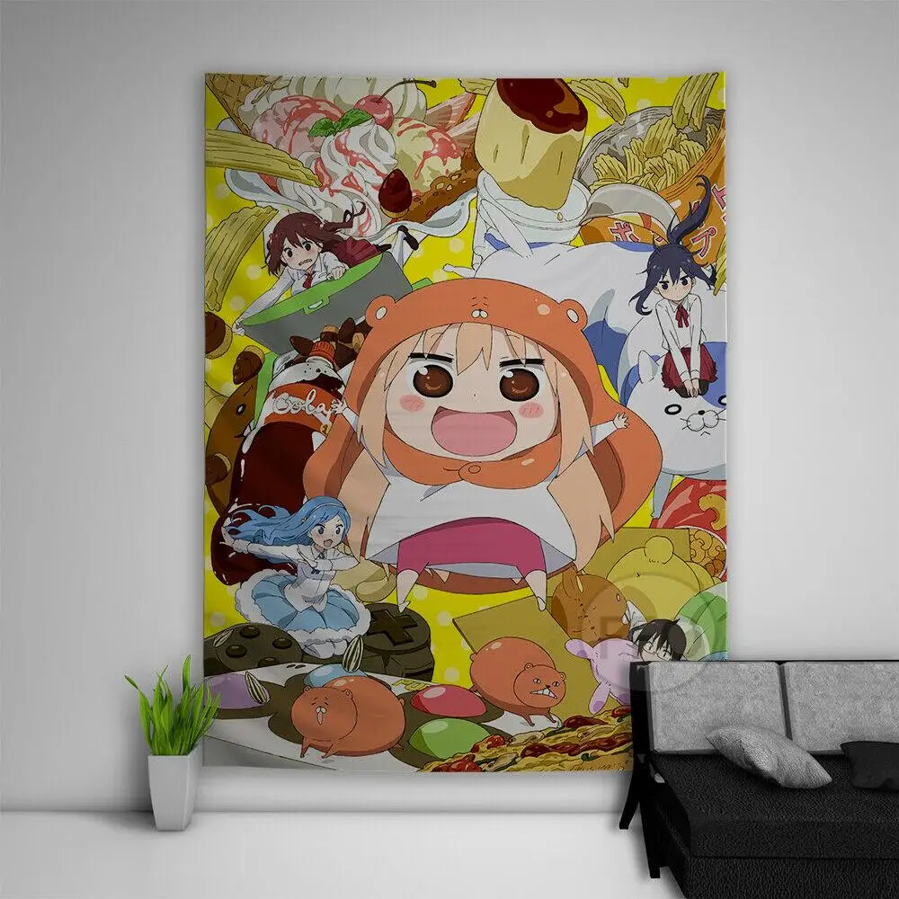 Himouto! Umaru chan Tapestry Wall Hanging Anime Manga Tapestry Kawaii