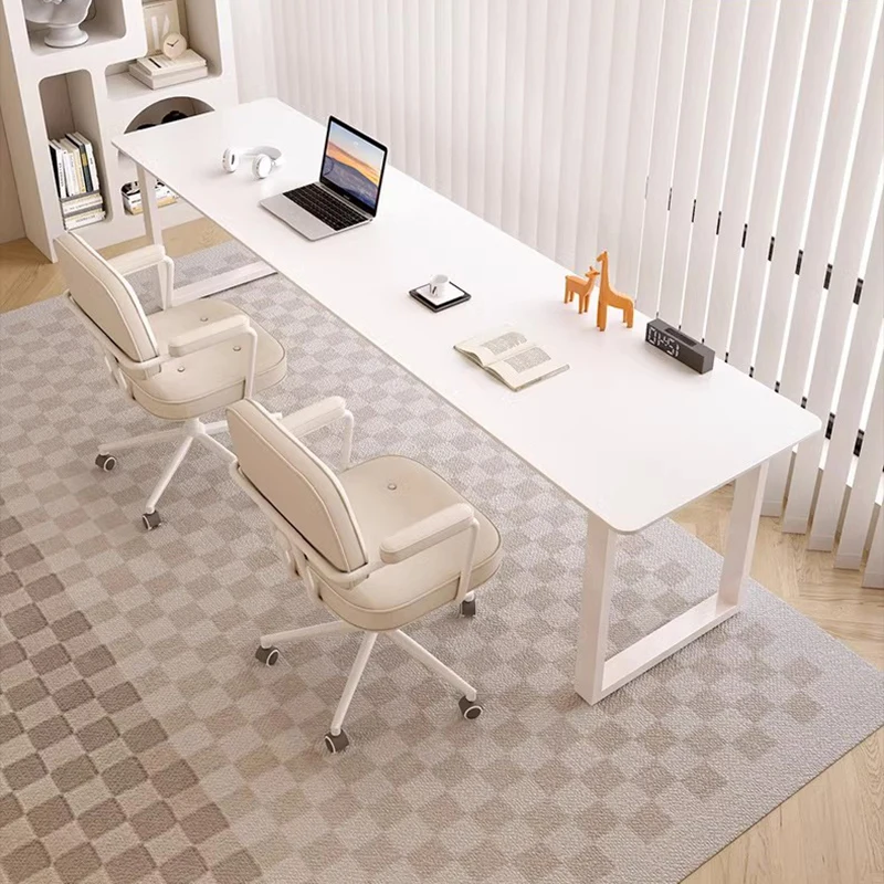 Trucco Gaming Room Desk Executive Modern Corner Accessories Tavolo Da Scrivania Per Studenti Office Tavolino Scvania Bianca Furniture