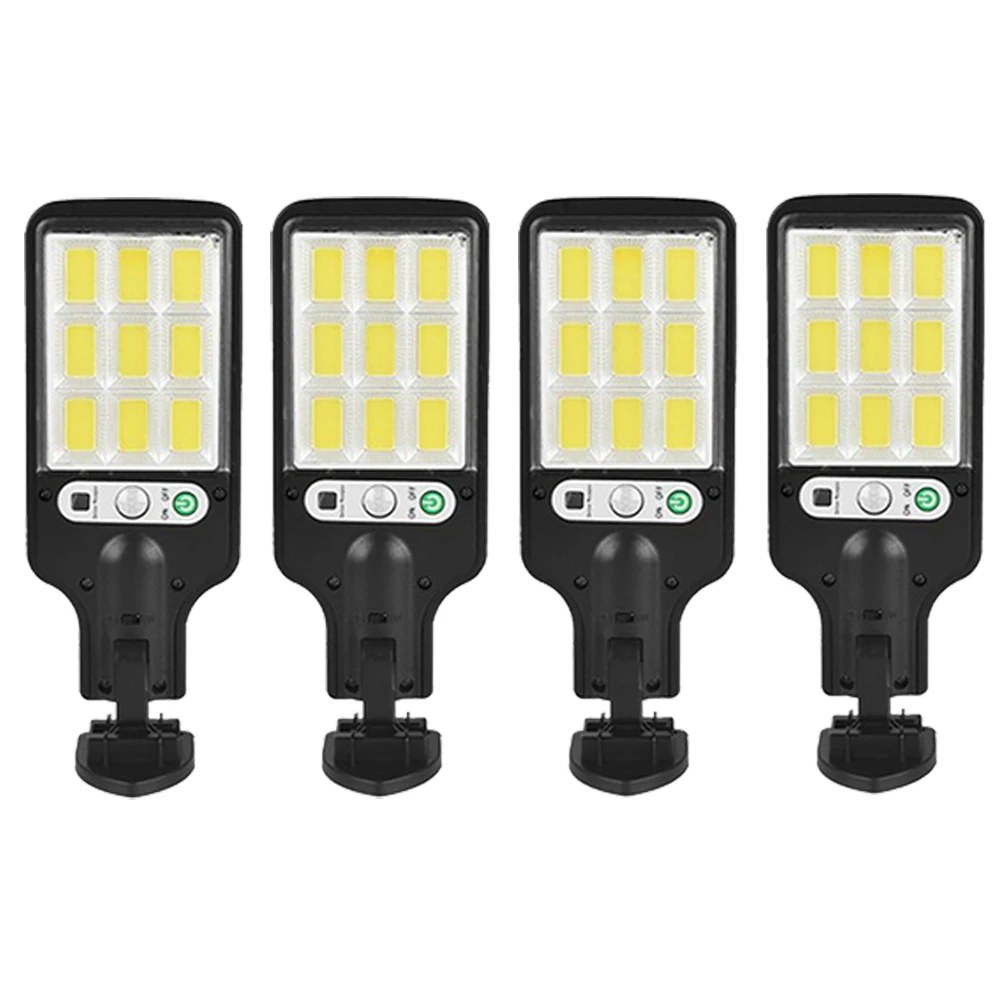 Description Picture 3 of item4pcs Solar Motion Sensor Lights with Controller, Solar Panel Powered Security Light, Pathway Light for Garden Garage Yard