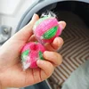 12/6PCS Washing Machine Hair Filter Floating Fur Lint Hair Remover Catcher Reusable Laundry Ball Dirty Collection Cleaning Balls 3