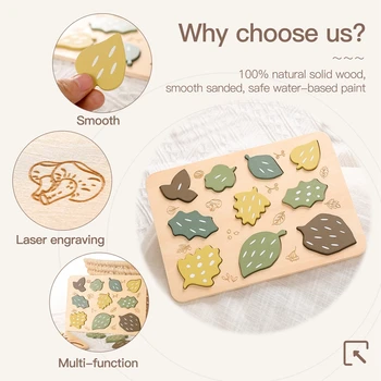 Wooden Blocks Stacking Puzzle - Wooden Toys 3