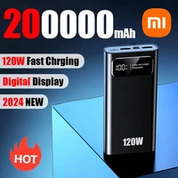 Xiaomi 120W Super Fast Charging 200000mAh High Capacity Battery Digital Display Power Bank For Iphone Samsung Huawei 2025 New ﻿ 1