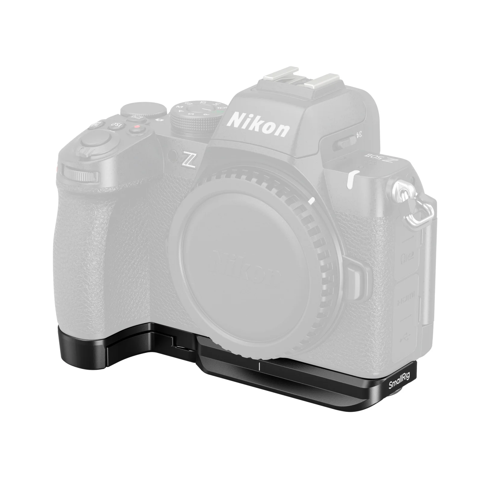 Z50 II Baseplate / Camera Cage for Nikon Z50 II with Tempered Glass Protector w